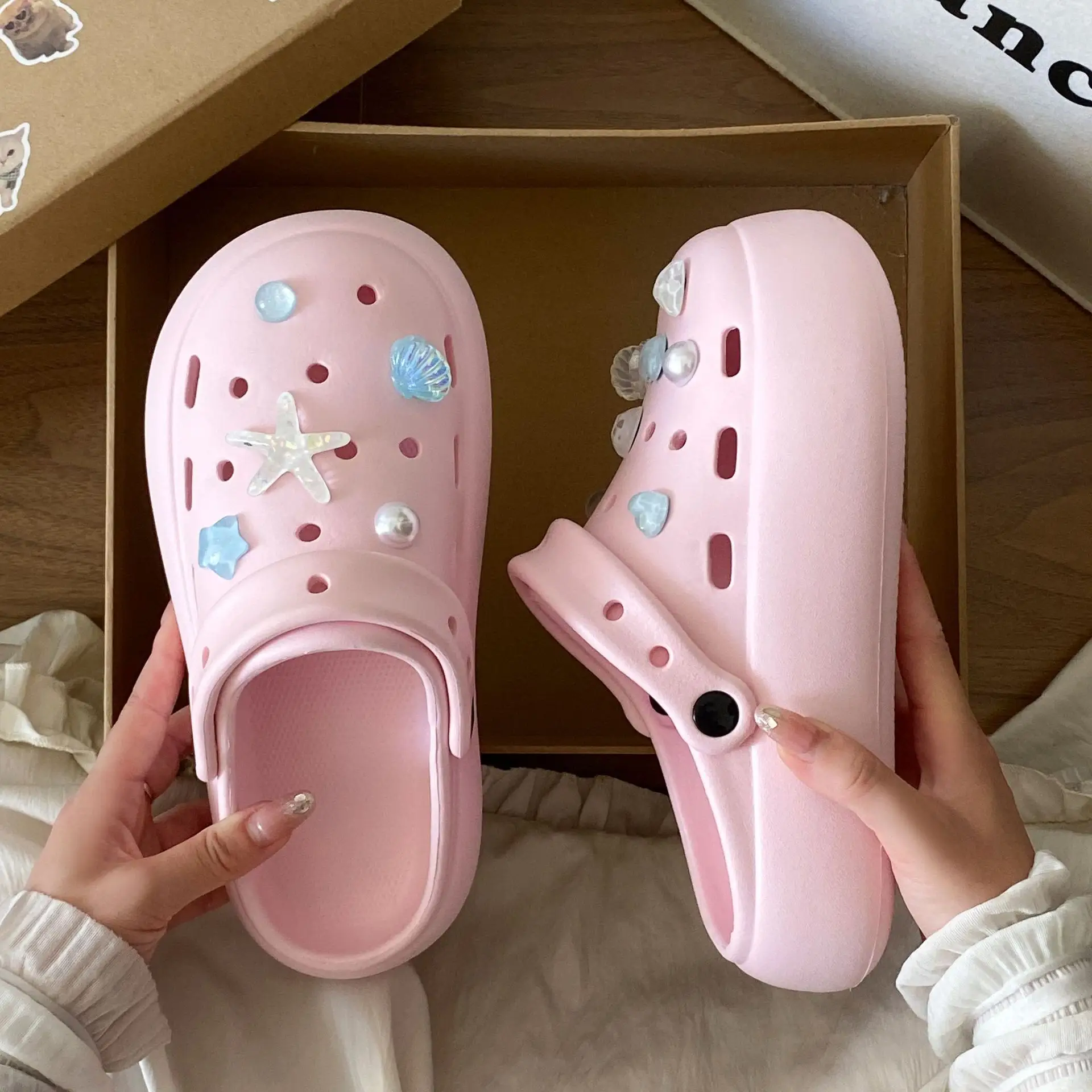 2025 Summer EVA Clogs for Women Beach Slippers
