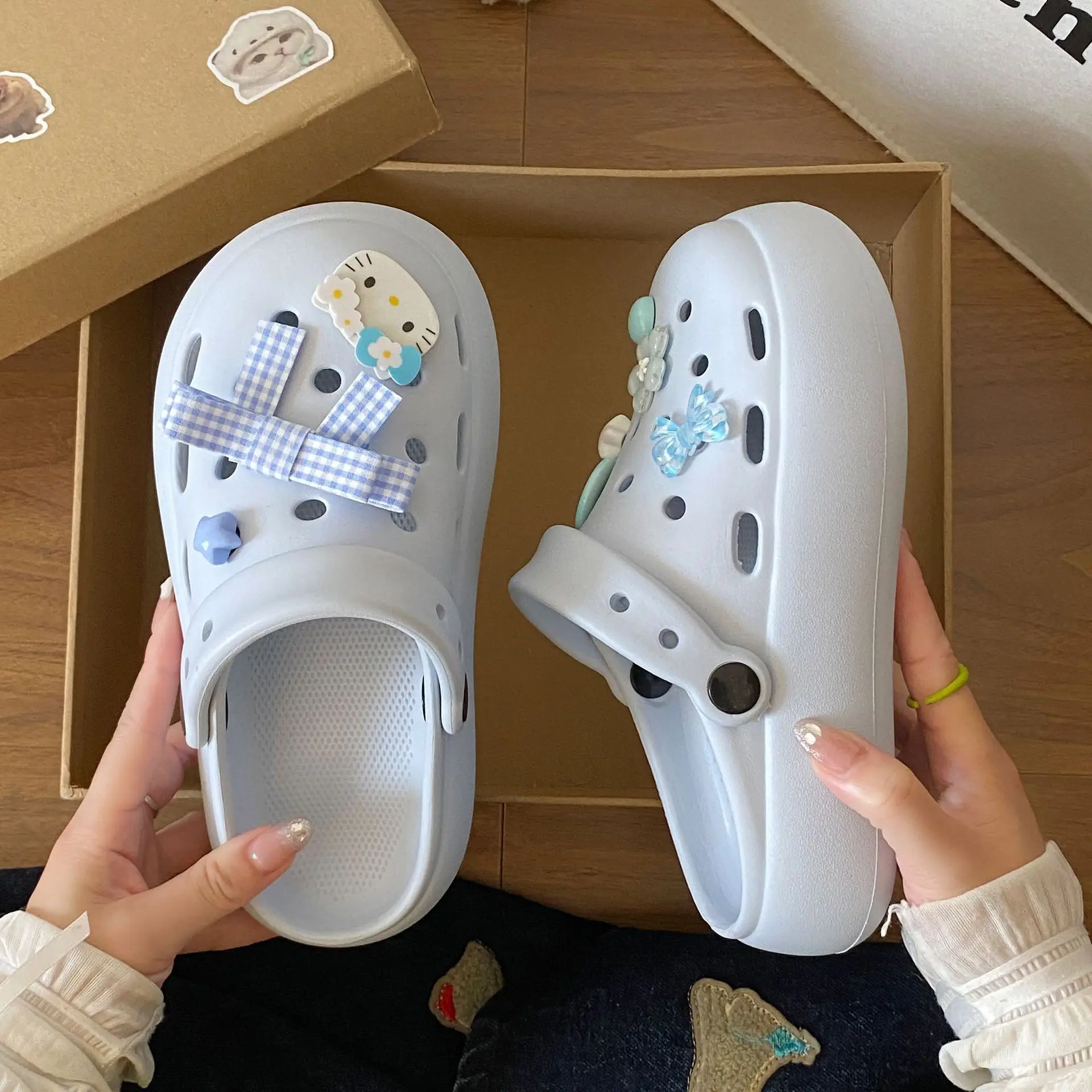 2025 Summer EVA Clogs for Women Beach Slippers