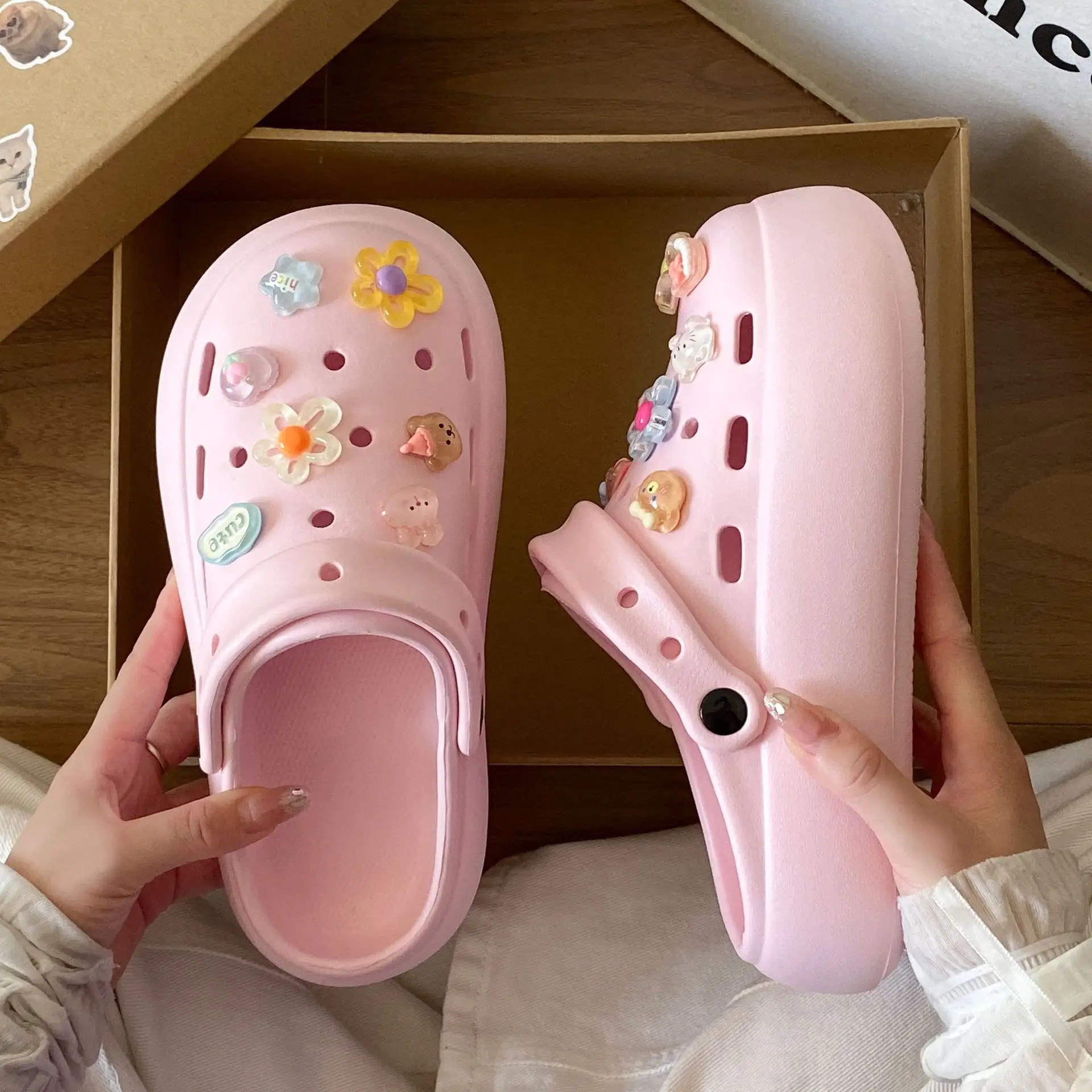 2025 Summer EVA Clogs for Women Beach Slippers