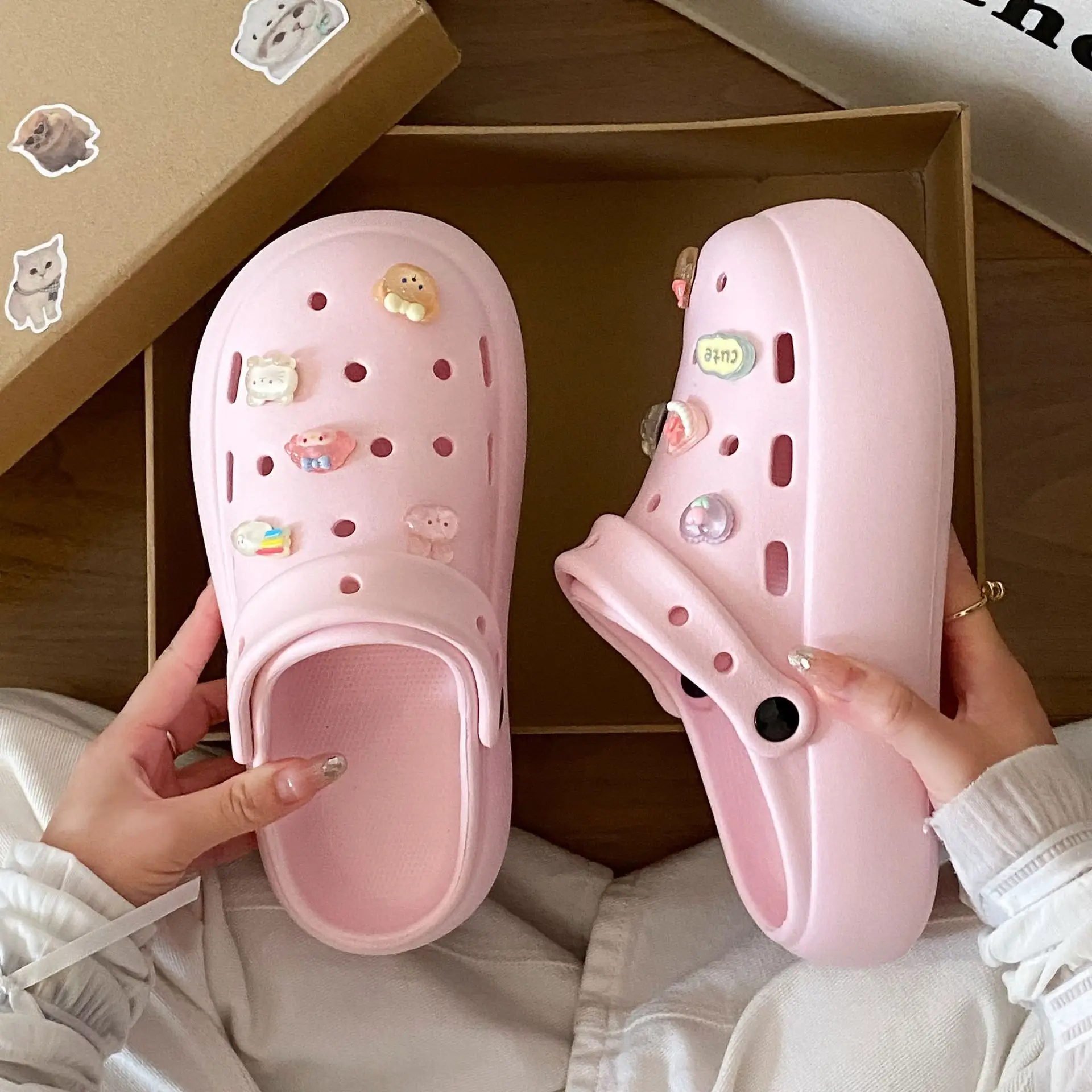 2025 Summer EVA Clogs for Women Beach Slippers