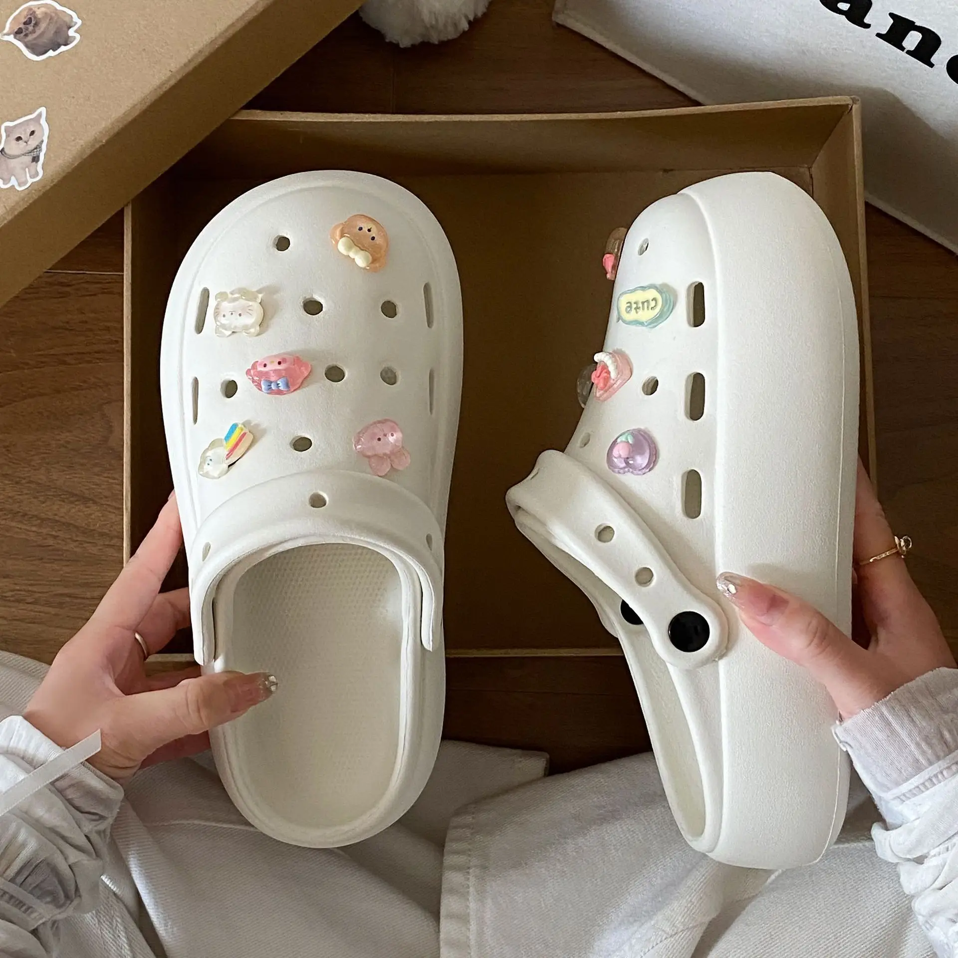 2025 Summer EVA Clogs for Women Beach Slippers