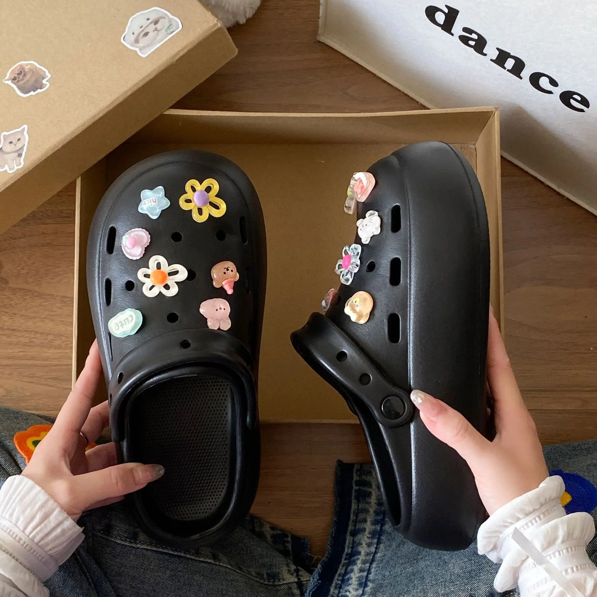 2025 Summer EVA Clogs for Women Beach Slippers