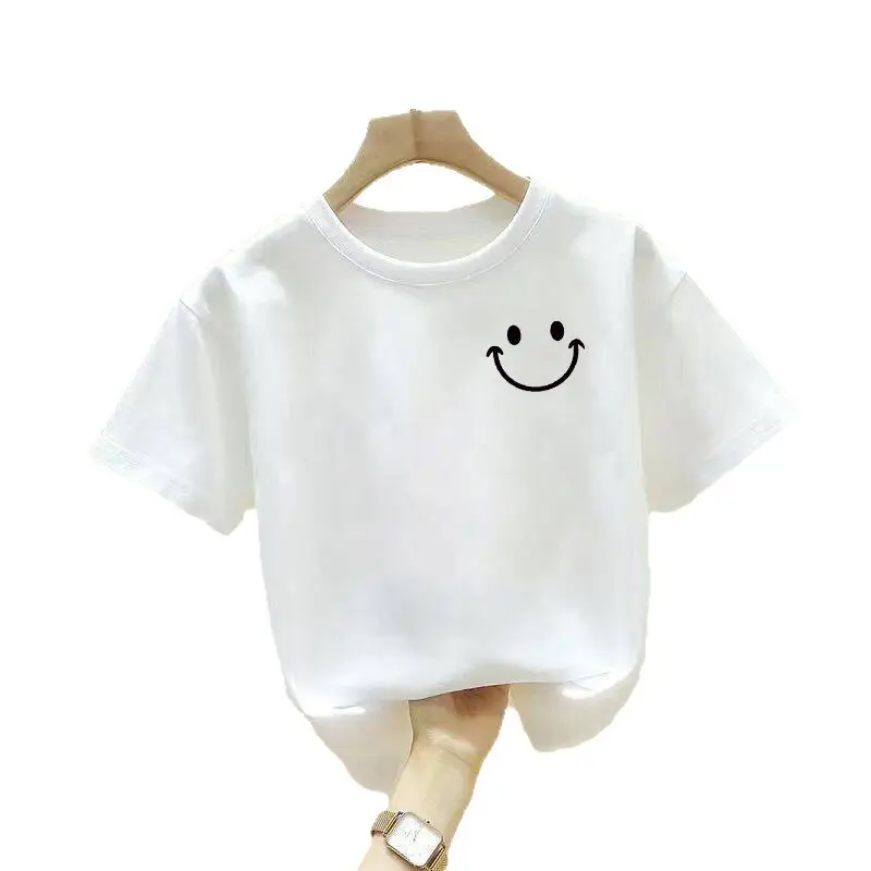 Pure Cotton Cute Cartoon T-Shirt for Girls Boys Large - Image 38