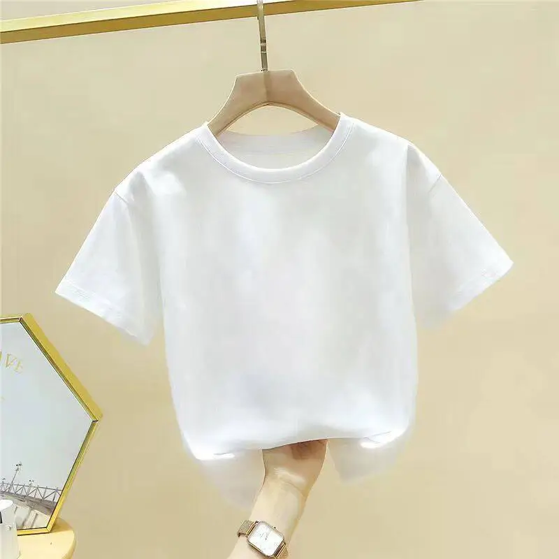 Pure Cotton Cute Cartoon T-Shirt for Girls Boys Large — feature 1