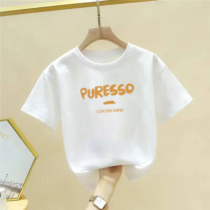 Pure Cotton Cute Cartoon T-Shirt for Girls Boys Large — feature 18