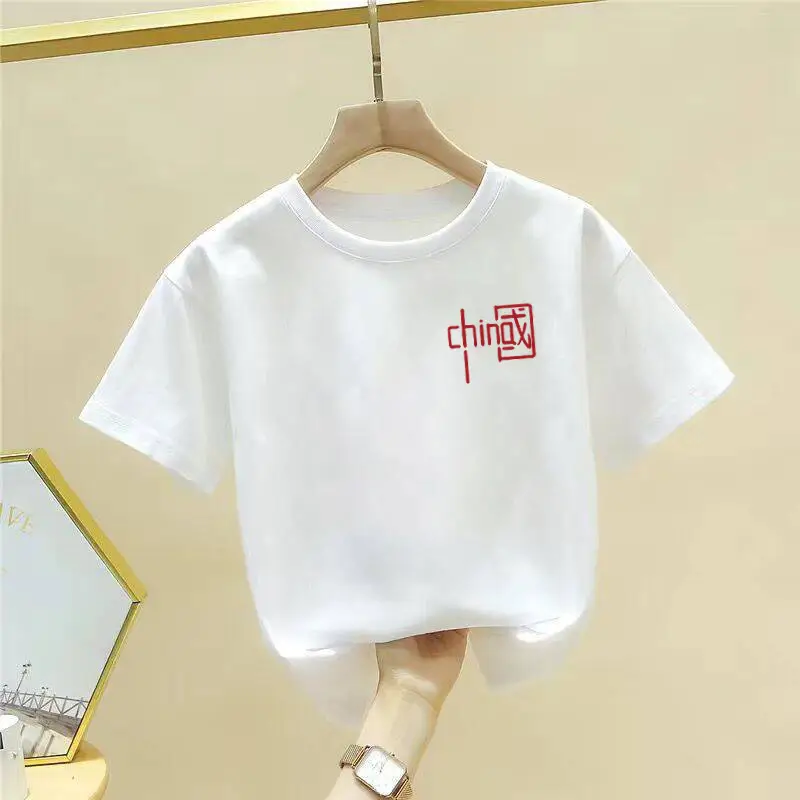 Pure Cotton Cute Cartoon T-Shirt for Girls Boys Large — feature 21
