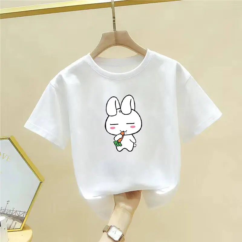 Pure Cotton Cute Cartoon T-Shirt for Girls Boys Large — feature 27