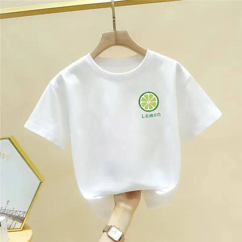 Pure Cotton Cute Cartoon T-Shirt for Girls Boys Large — feature 9