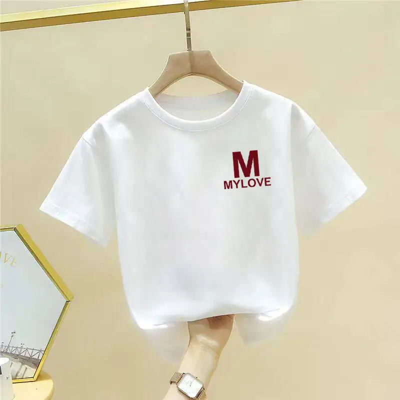 Pure Cotton Cute Cartoon T-Shirt for Girls Boys Large - Image 18