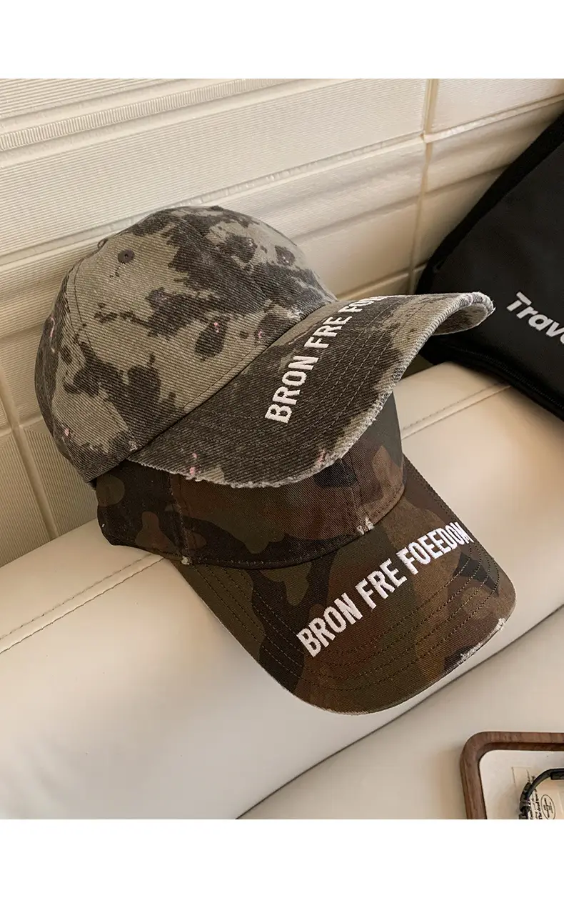 Japanese Retro Camouflage Cap for Women Large — feature 11