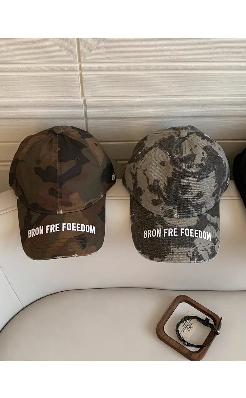 Japanese Retro Camouflage Cap for Women Large — feature 12