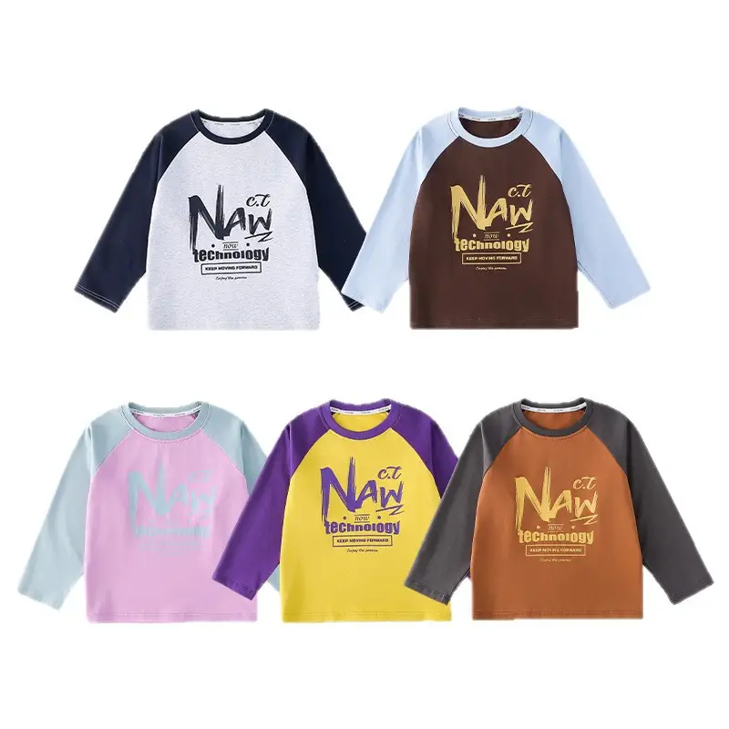 Cotton Long Sleeve T-Shirts for Boys Autumn Wear - Image 10
