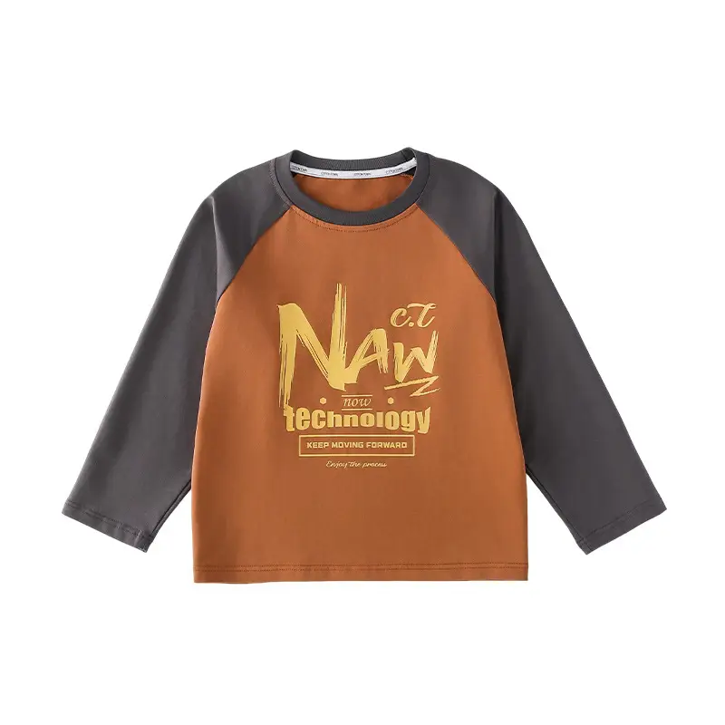 Cotton Long Sleeve T-Shirts for Boys Autumn Wear - Image 4