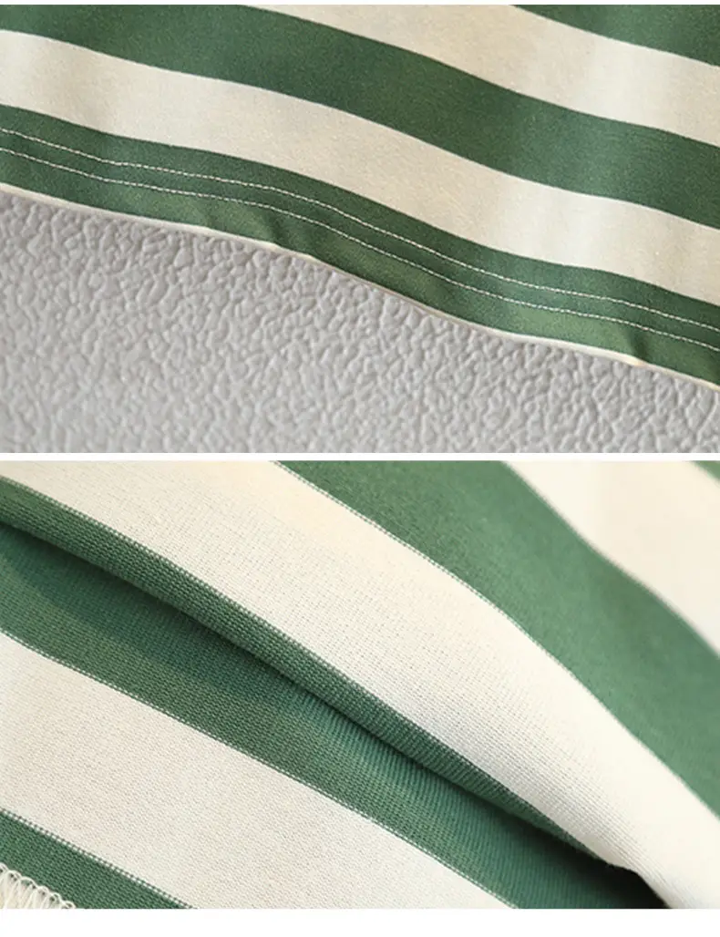 Boys Green Striped Long Sleeve Sweatshirt Set — feature 12
