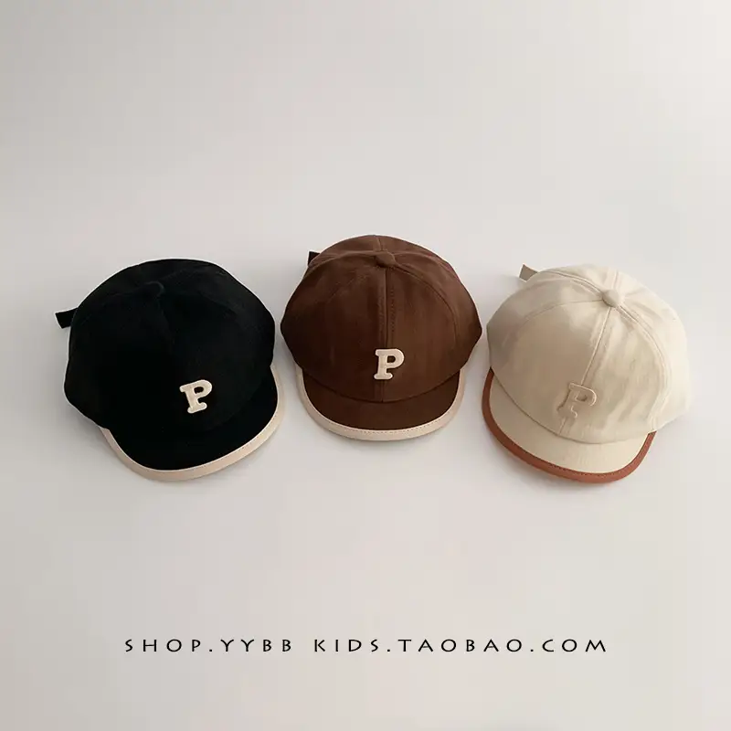 Black Letter Baseball Cap for Boys Girls Winter Windproof - Image 9