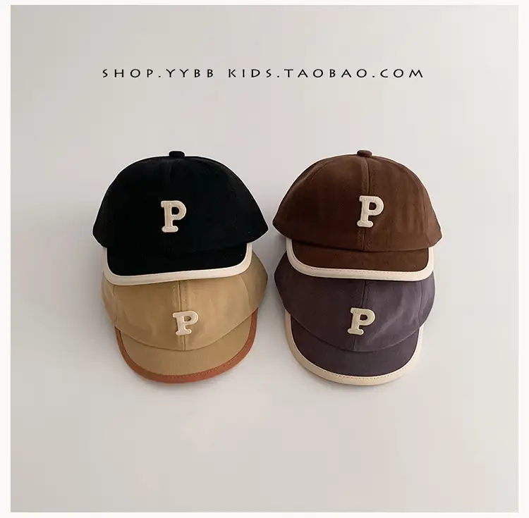 Black Letter Baseball Cap for Boys Girls Winter Windproof β feature 1