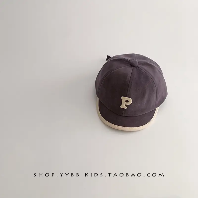 Black Letter Baseball Cap for Boys Girls Winter Windproof - Image 4