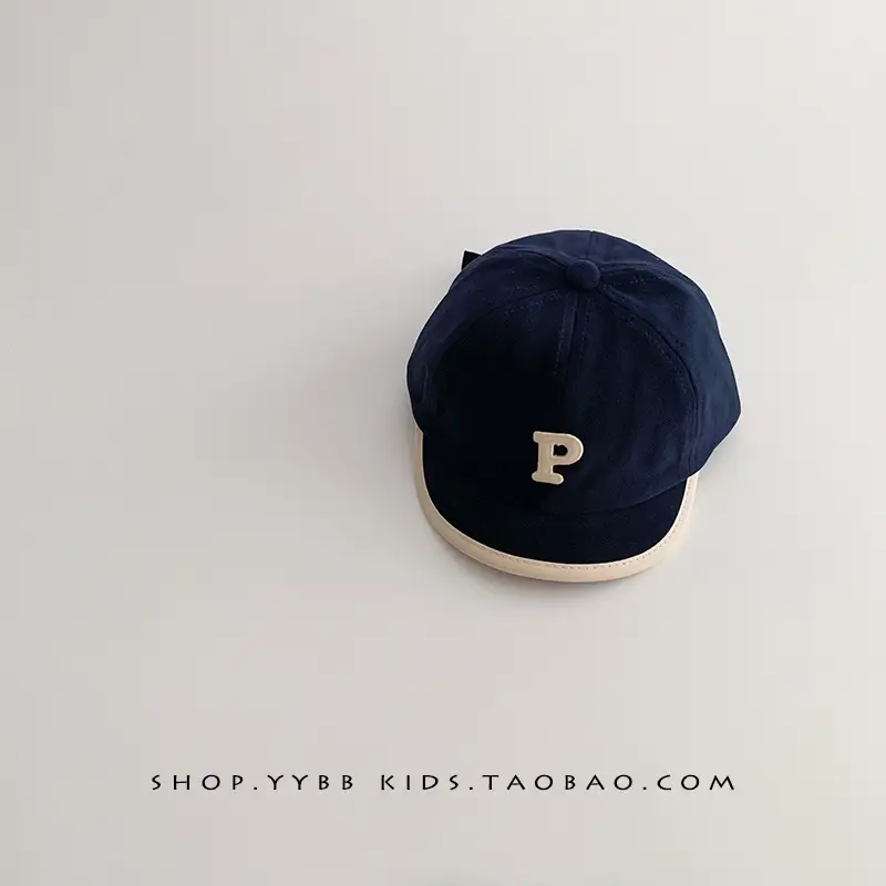 Black Letter Baseball Cap for Boys Girls Winter Windproof - Image 5