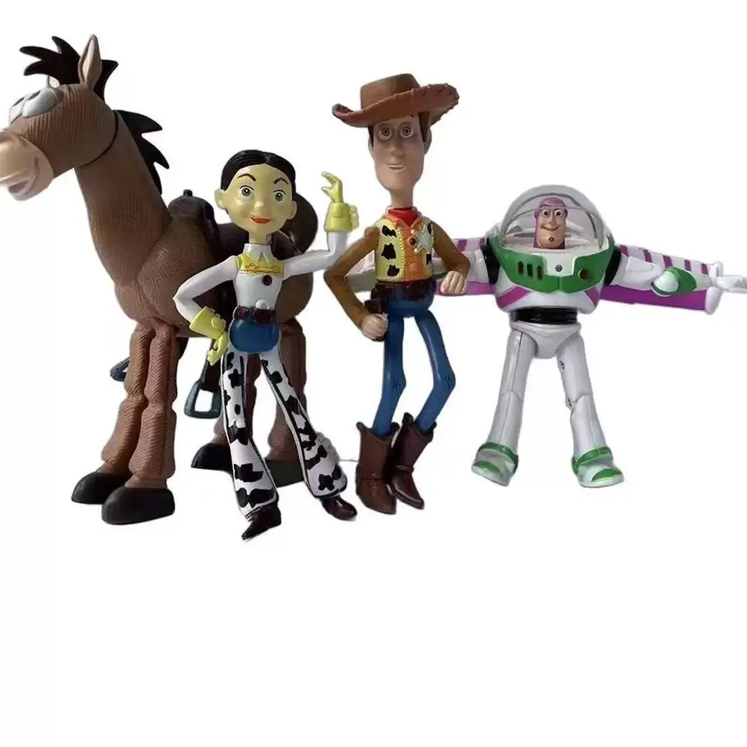 In-Stock 4 Toy Story 4 Figures: Woody, Jessie, Buzz Lightyear, Forky, Big Duck, and Rabbit