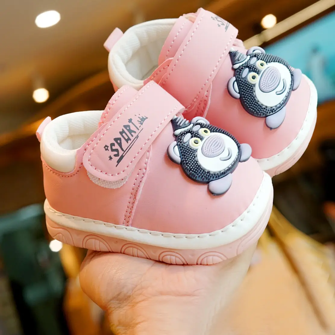 Toddler Shoes Cartoon Design Soft Sole 1-2Yrs