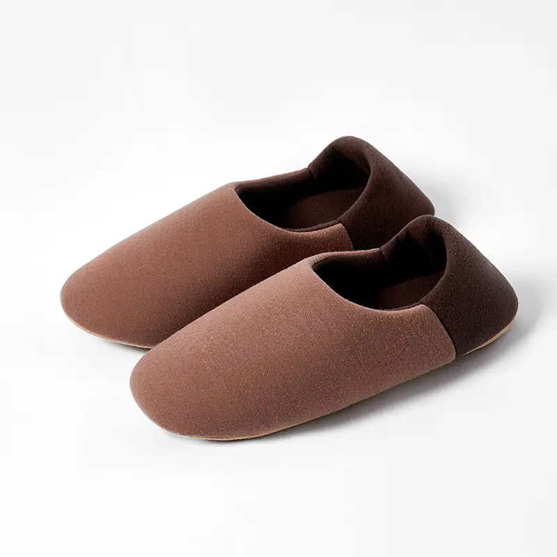 New Japanese-Style Postpartum Shoes with Soft Soles, Silent for Home Use, Parent-Child Children's Cotton Slippers, Women's Closed-Back Slippers, Wholesale Available