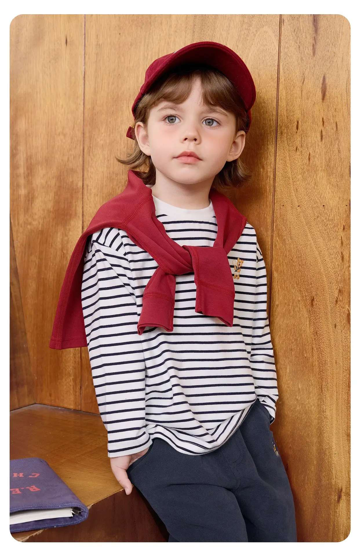 Right European Boys' Striped Long Sleeve T-Shirt 2025 — feature 15