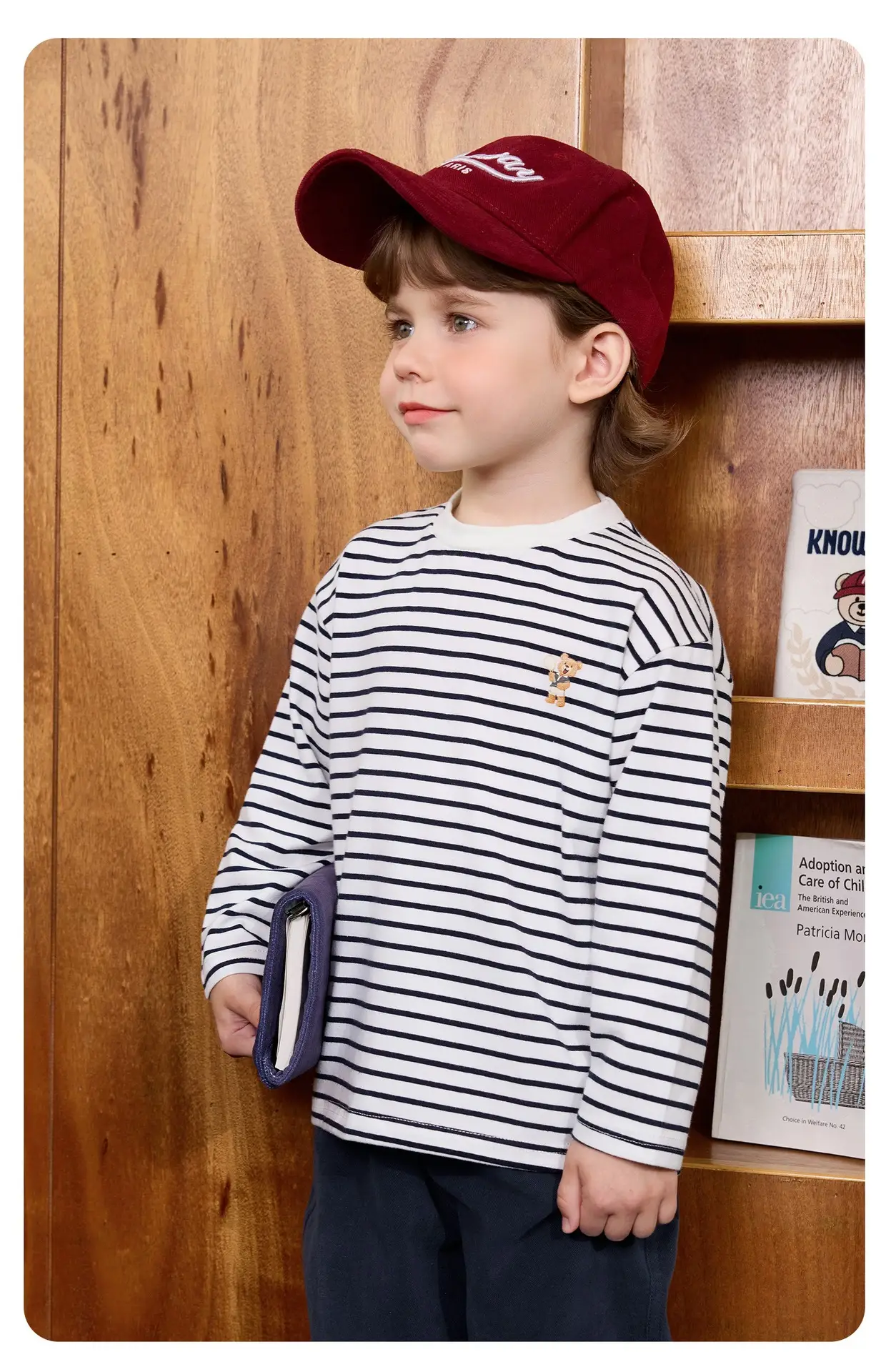 Right European Boys' Striped Long Sleeve T-Shirt 2025 — feature 16