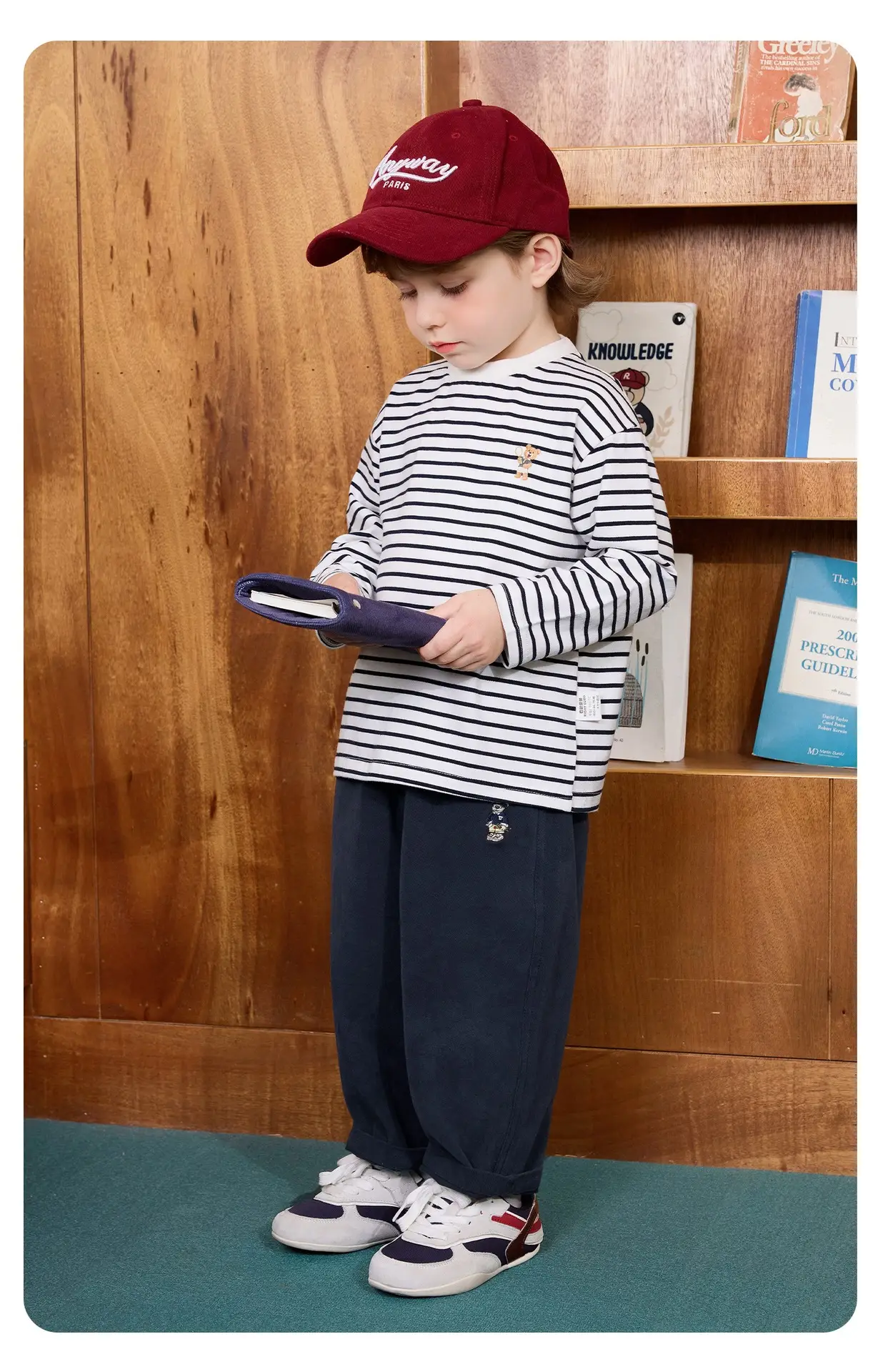 Right European Boys' Striped Long Sleeve T-Shirt 2025 — feature 17