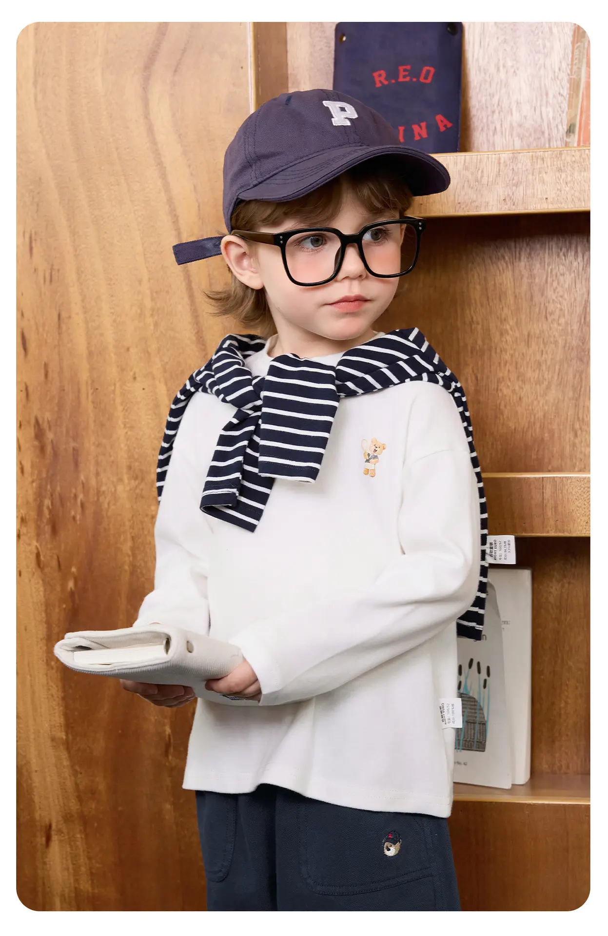 Right European Boys' Striped Long Sleeve T-Shirt 2025 — feature 18