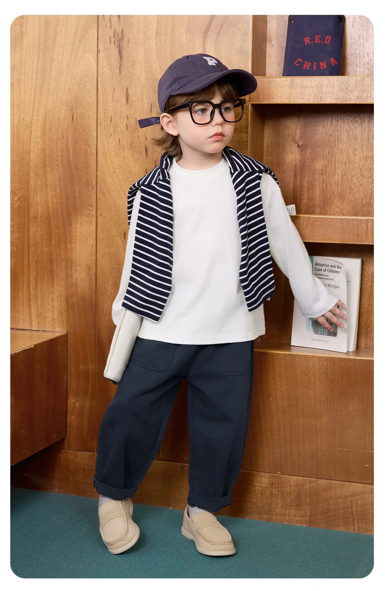 Right European Boys' Striped Long Sleeve T-Shirt 2025 — feature 21