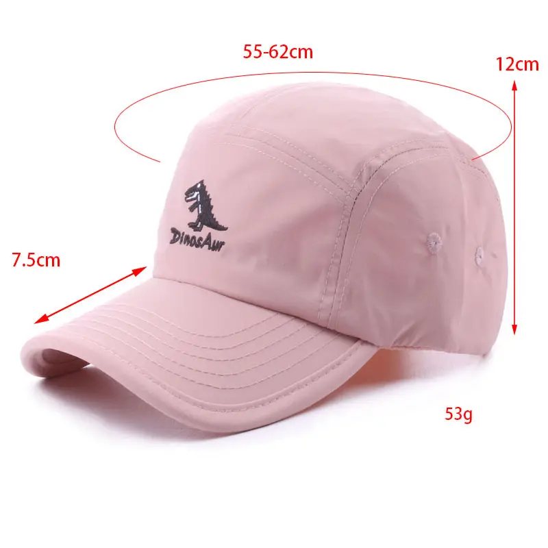 Blue Korean Style Baseball Cap for Women Sun Protection — feature 2