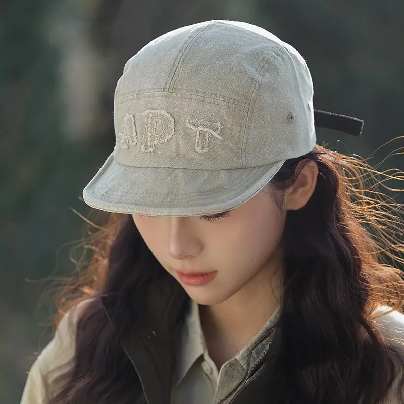 Women Retro Baseball Cap Large Head Spring Summer - Image 6