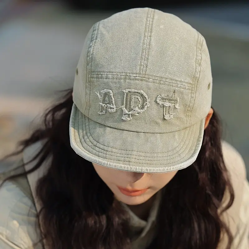 Women Retro Baseball Cap Large Head Spring Summer - Image 7