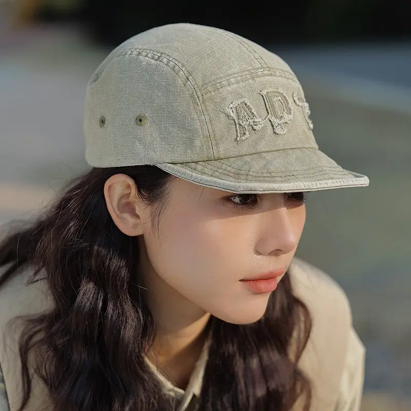 Women Retro Baseball Cap Large Head Spring Summer - Image 8