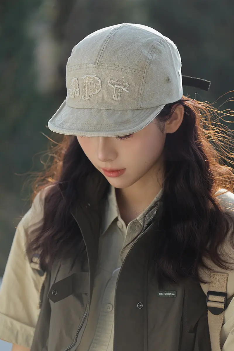Women Retro Baseball Cap Large Head Spring Summer — feature 10