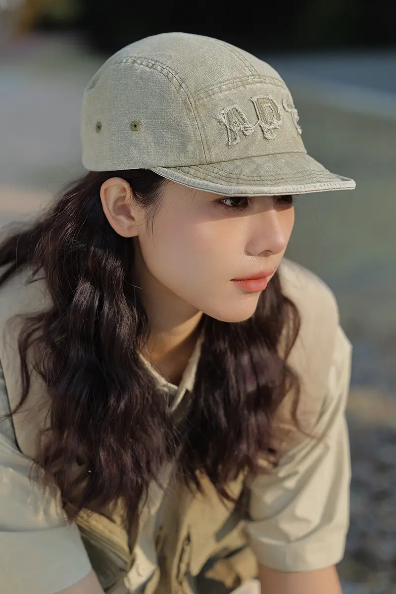 Women Retro Baseball Cap Large Head Spring Summer — feature 2