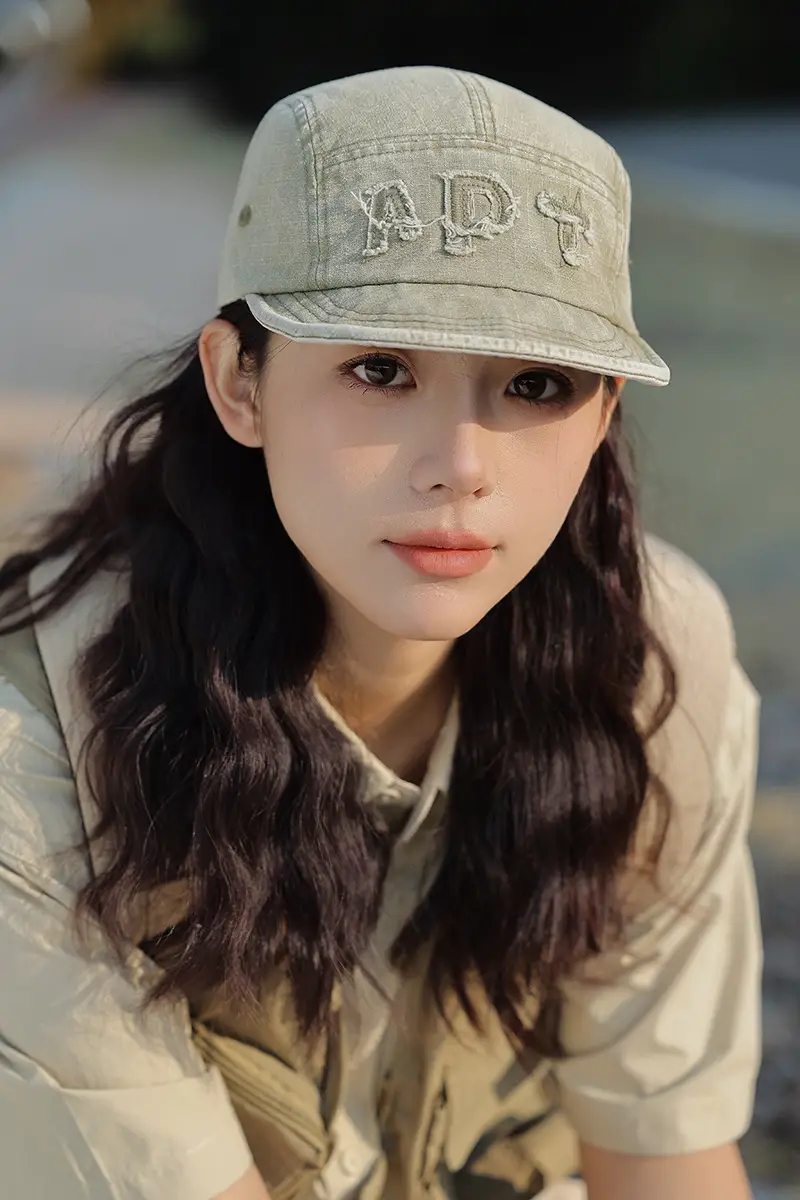 Women Retro Baseball Cap Large Head Spring Summer — feature 3