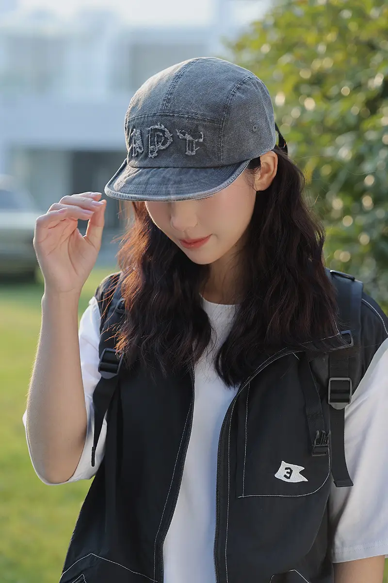 Women Retro Baseball Cap Large Head Spring Summer — feature 6