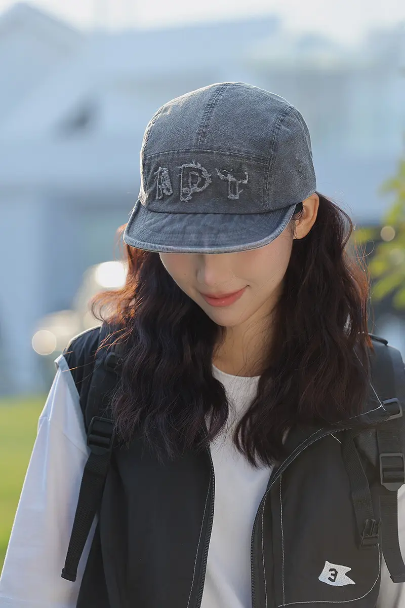 Women Retro Baseball Cap Large Head Spring Summer — feature 7
