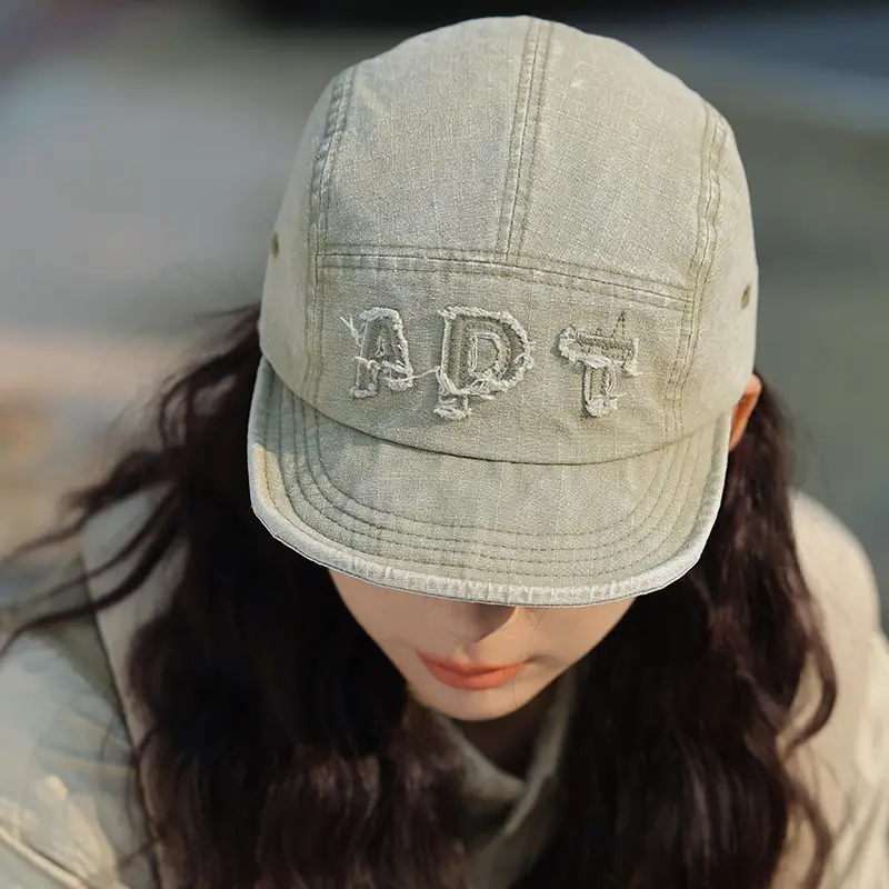 Women Retro Baseball Cap Large Head Spring Summer - Image 4