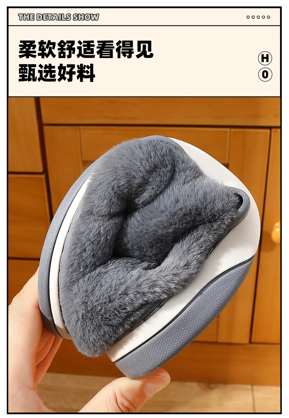 Large Size Cotton Slippers for Men, New Winter Style, Indoor Home Thick-Soled Warm Plush Slippers, Men's Cotton Shoes Wholesale — feature 17
