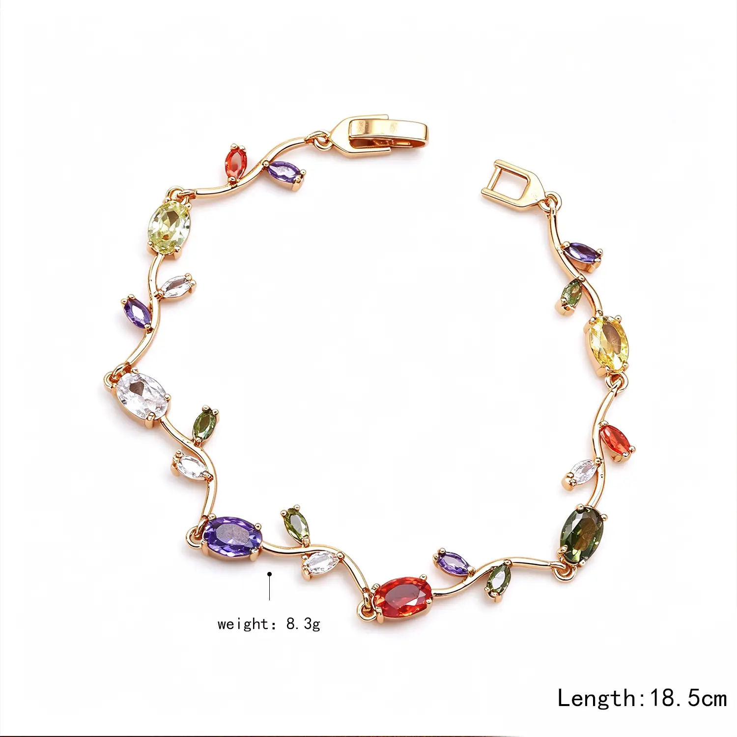 Cross-Border Popular Copper Zircon Gold-Plated Tulip Bracelet Flower Light Luxury High-End Personalized Hand Jewelry Manufacturer Wholesale - Image 10