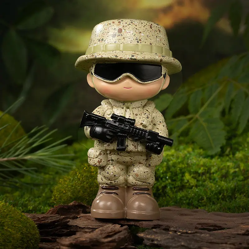 Hot-Blooded Military Soul Chinese People's Liberation Army Ornaments Commemorating the Eighth Route Army's Home Defense Ornaments Veterans Student Gifts