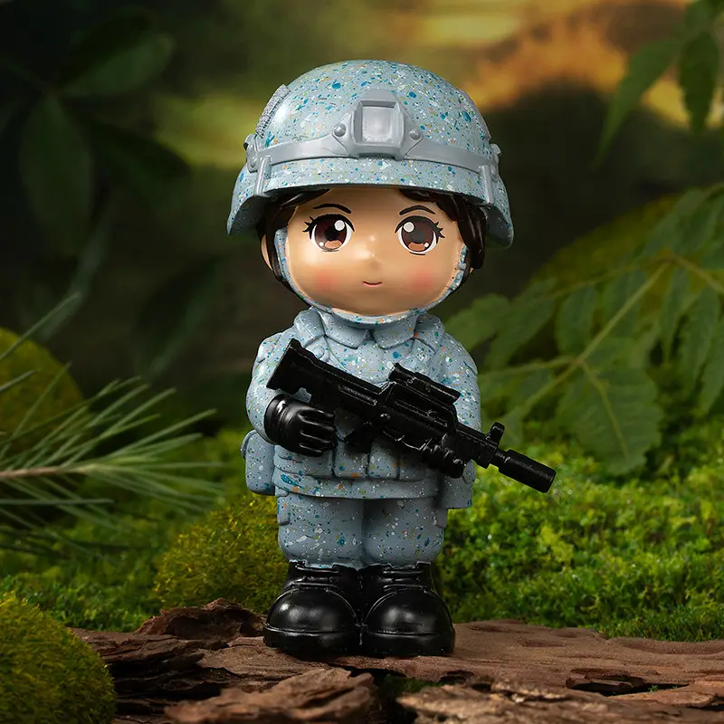 Hot-Blooded Military Soul Chinese People's Liberation Army Ornaments Commemorating the Eighth Route Army's Home Defense Ornaments Veterans Student Gifts