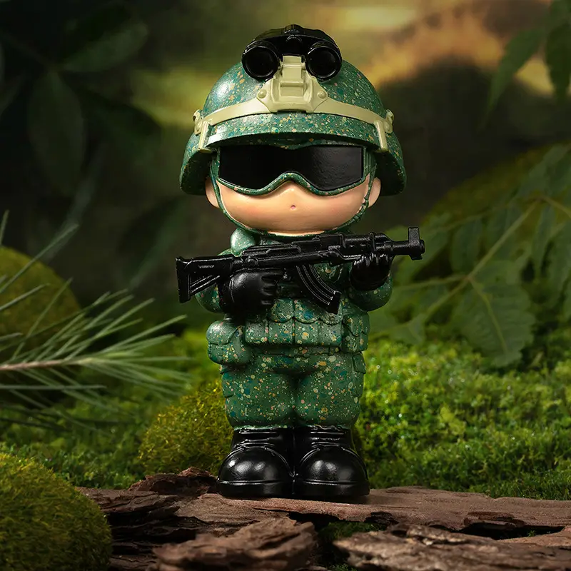 Hot-Blooded Military Soul Chinese People's Liberation Army Ornaments Commemorating the Eighth Route Army's Home Defense Ornaments Veterans Student Gifts