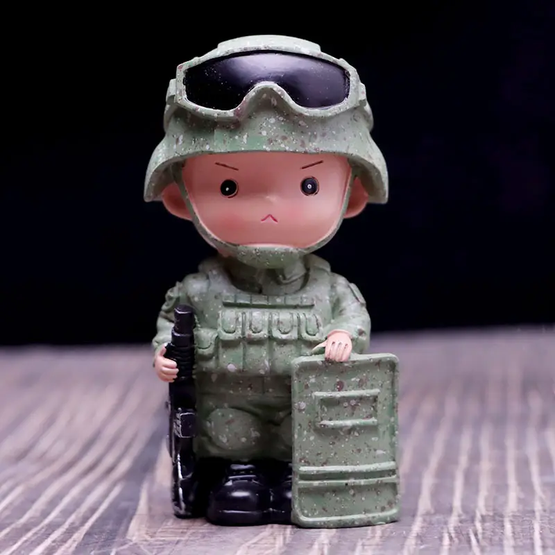 Hot-Blooded Military Soul Chinese People's Liberation Army Ornaments Commemorating the Eighth Route Army's Home Defense Ornaments Veterans Student Gifts