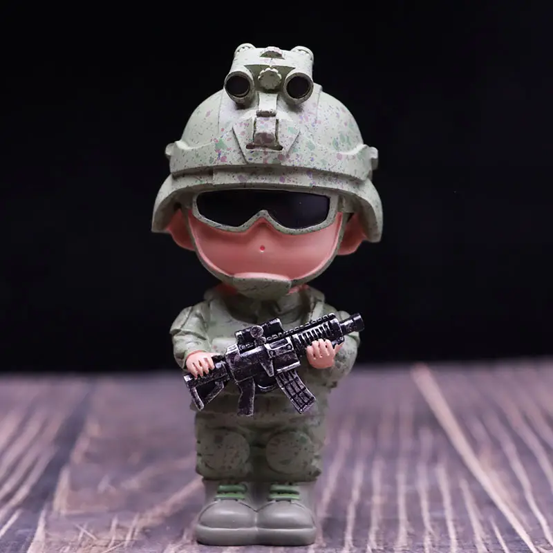 Hot-Blooded Military Soul Chinese People's Liberation Army Ornaments Commemorating the Eighth Route Army's Home Defense Ornaments Veterans Student Gifts