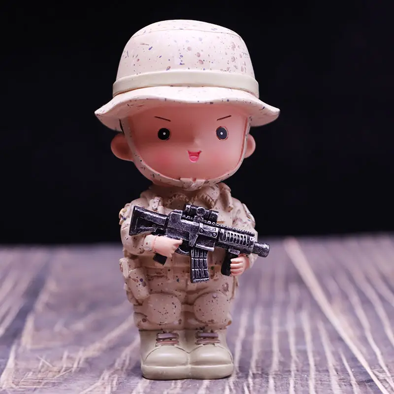 Hot-Blooded Military Soul Chinese People's Liberation Army Ornaments Commemorating the Eighth Route Army's Home Defense Ornaments Veterans Student Gifts