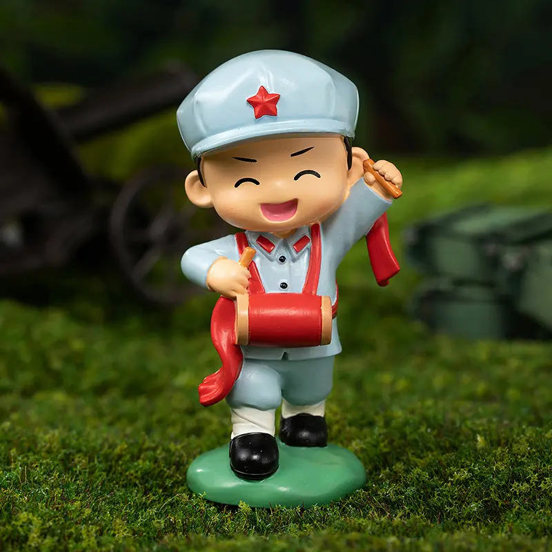 Hot-Blooded Military Soul Chinese People's Liberation Army Ornaments Commemorating the Eighth Route Army's Home Defense Ornaments Veterans Student Gifts