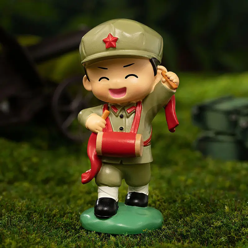 Hot-Blooded Military Soul Chinese People's Liberation Army Ornaments Commemorating the Eighth Route Army's Home Defense Ornaments Veterans Student Gifts